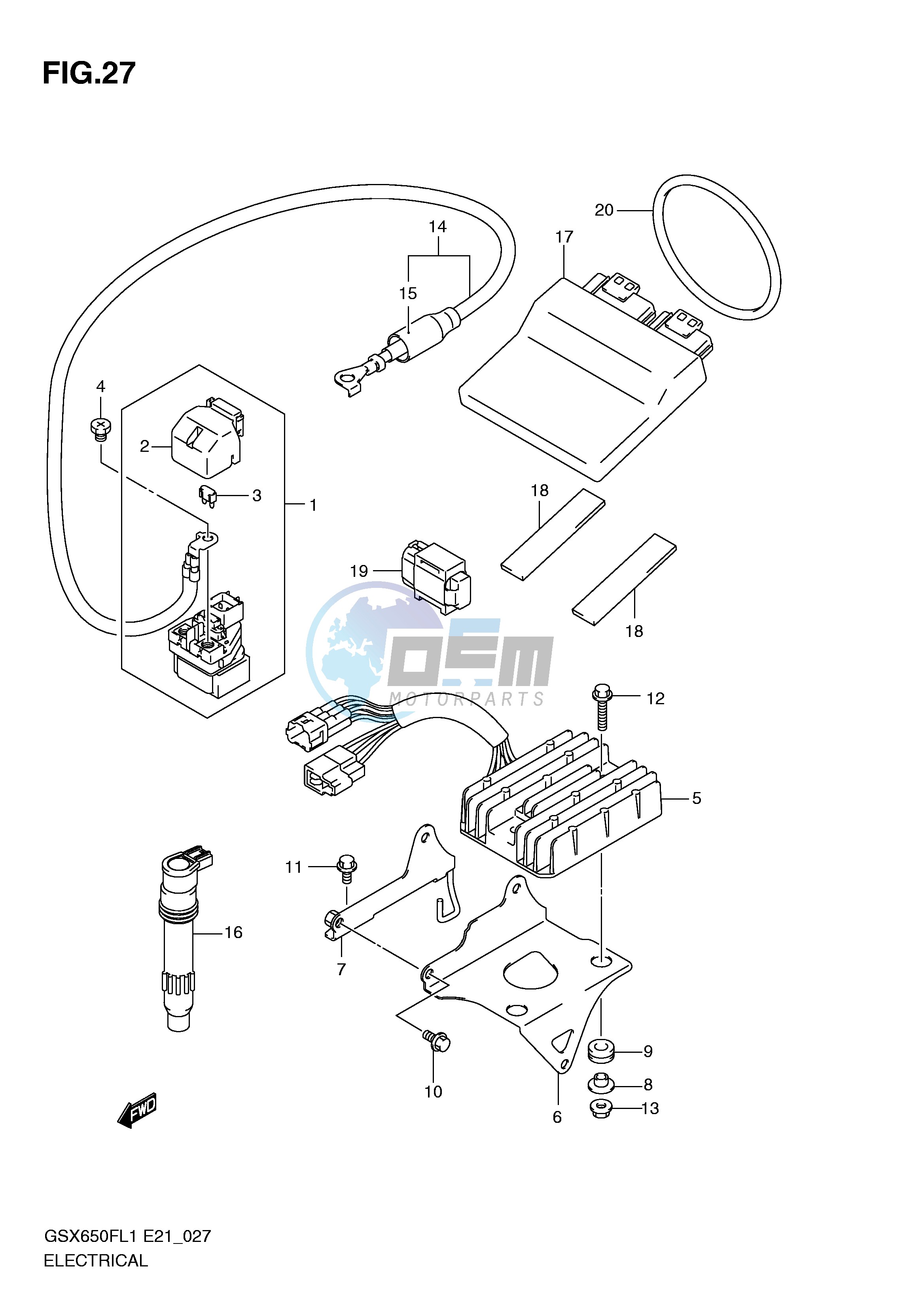 ELECTRICAL (GSX650FL1 E24)