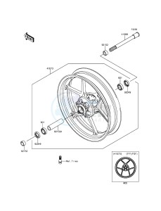 ER-6N_ABS ER650FDS XX (EU ME A(FRICA) drawing Front Hub