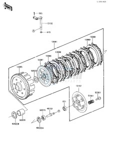 KZ 305 A [CSR] (A1-A2) [CSR] drawing CLUTCH -- KZ305-A2- -