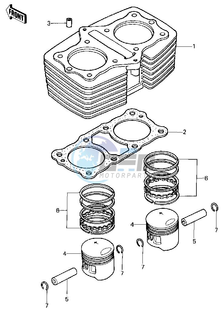 CYLINDER_PISTONS -- 80 D1- -