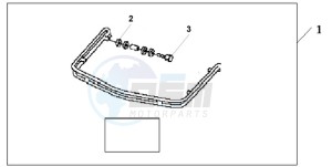 GL1800A France - (F / CMF) drawing TRUNK GUARD PIPE