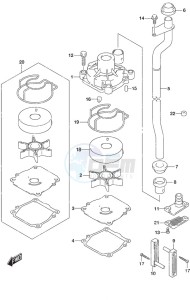 DF 50A drawing Water Pump High Thrust