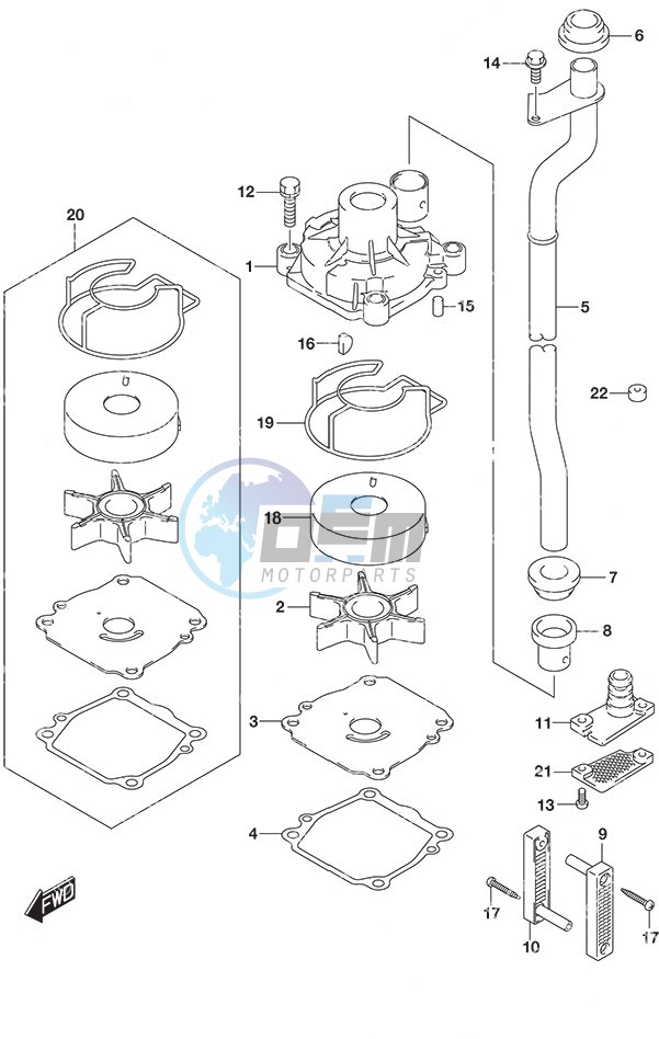 Water Pump High Thrust