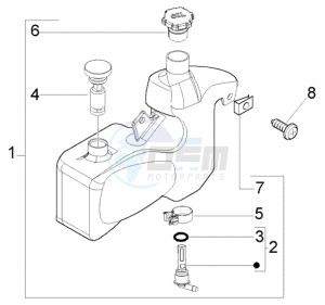 Fly 50 2t drawing Oil tank