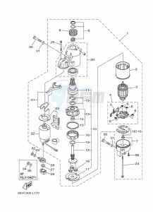 F115AETL drawing STARTER-MOTOR