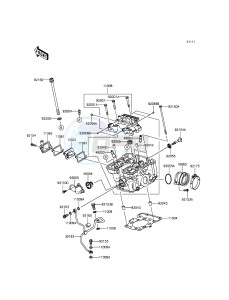 NINJA_250SL BX250AFS XX (EU ME A(FRICA) drawing Cylinder Head