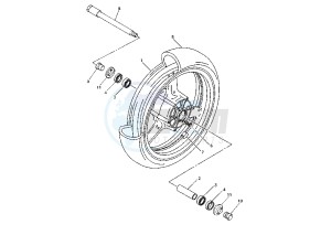 YZF R7 OW02 750 drawing FRONT WHEEL