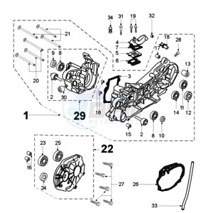 VIVA SLA BE drawing CRANKCASE