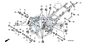 CB1300SA9 Australia - (U / ABS BCT MME TWO TY2) drawing FRAME BODY