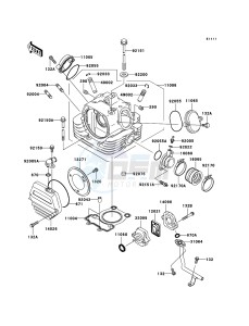 ELIMINATOR 125 BN125A6F GB XX (EU ME A(FRICA) drawing Cylinder Head