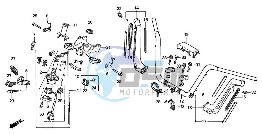 HANDLE PIPE/TOP BRIDGE