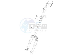 Liberty 125 4t ptt (SL) SL drawing Fork steering tube - Steering bearing unit