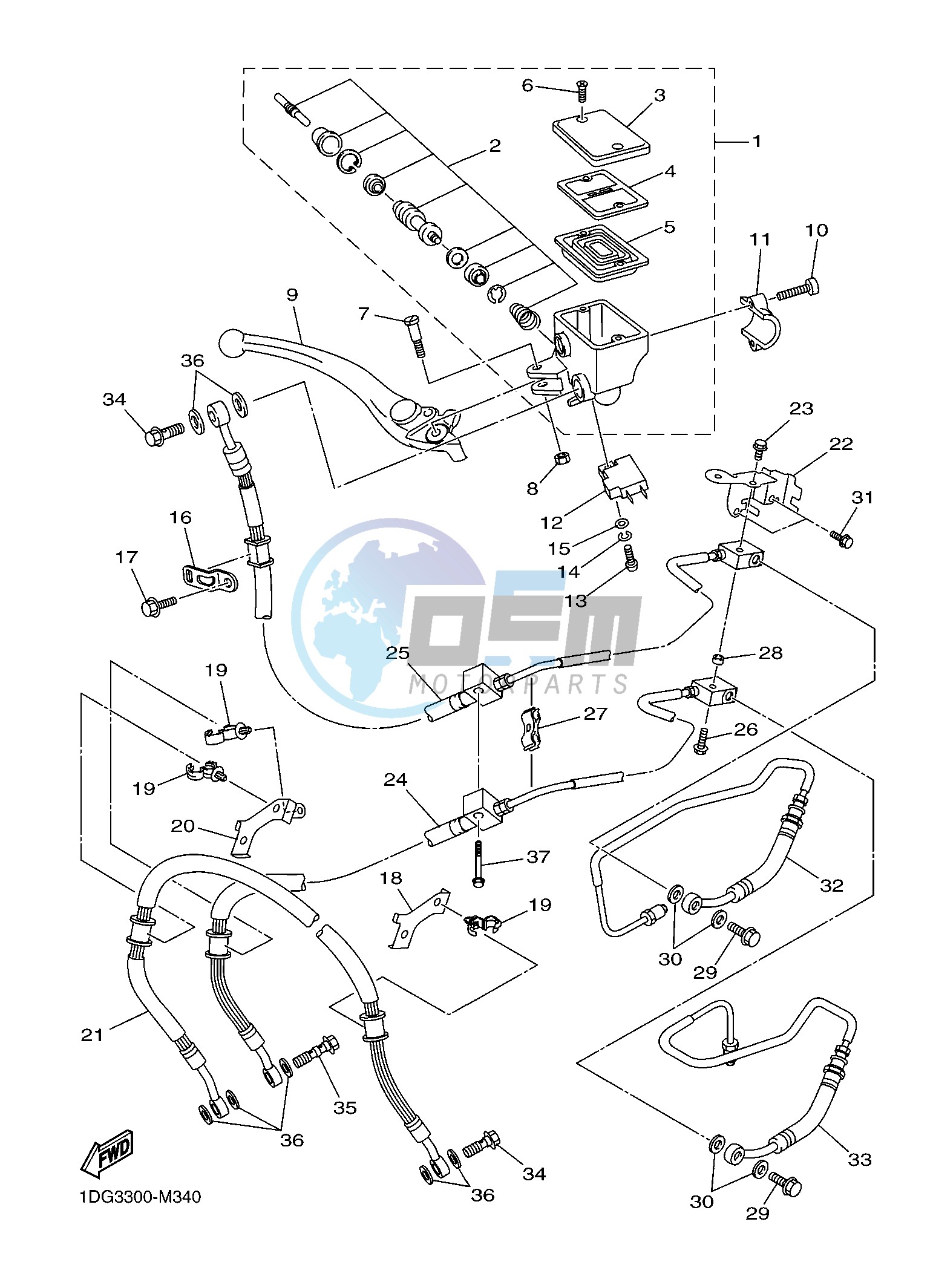 FRONT MASTER CYLINDER