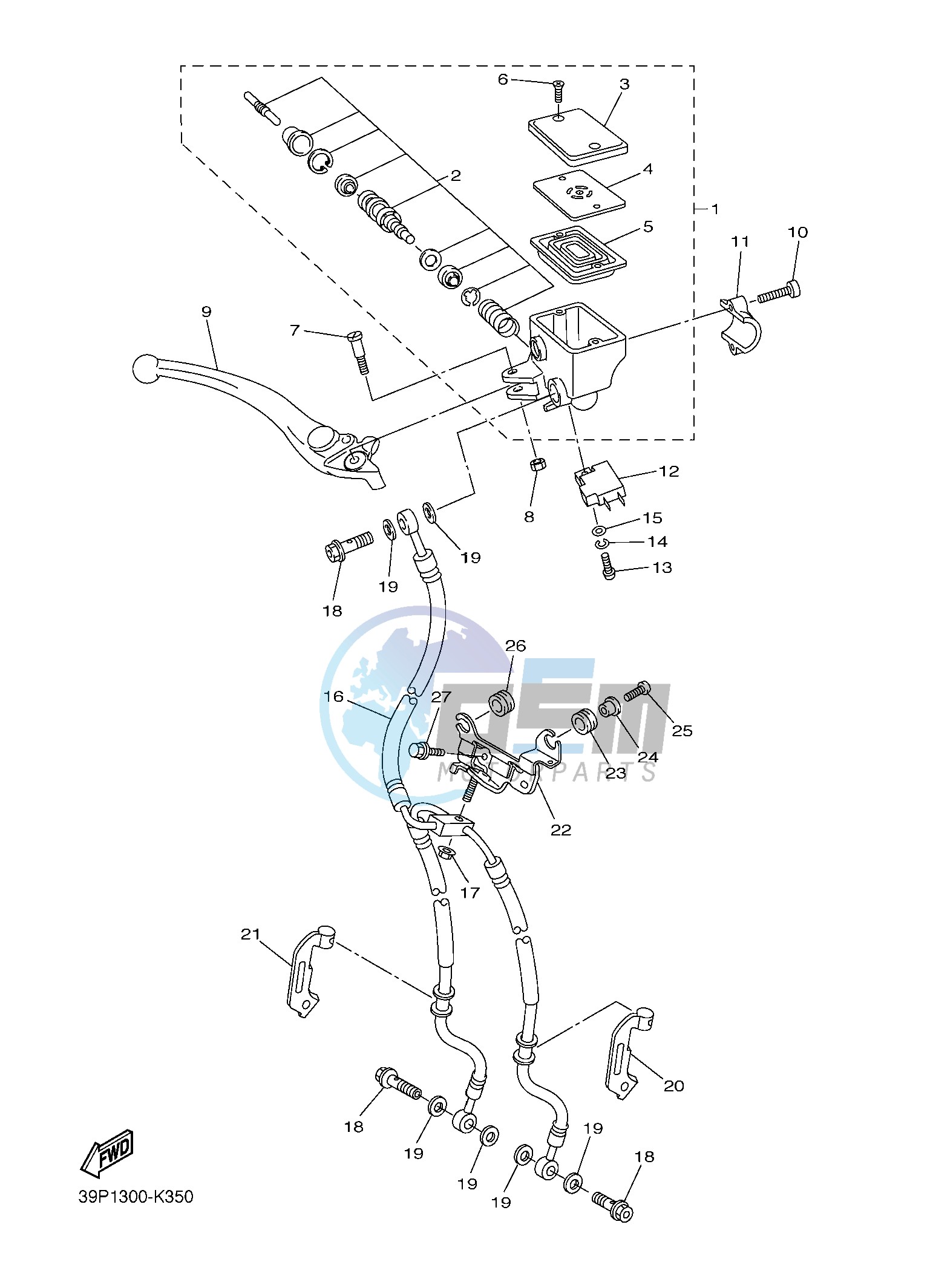 FRONT MASTER CYLINDER