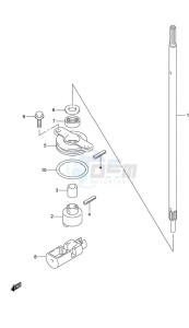 DF 250 drawing Clutch Rod (DF 250S)