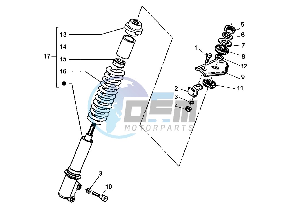 Front shock absorber