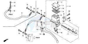 NSS250 JAZZ drawing REAR BRAKE MASTER