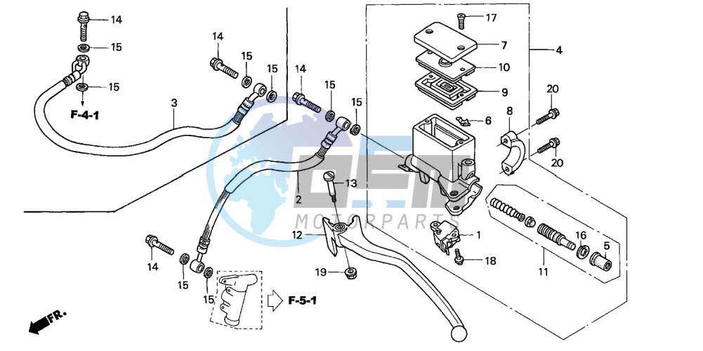 REAR BRAKE MASTER