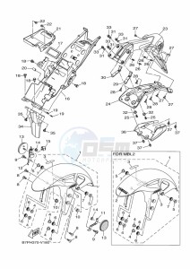 YZF320-A YZF-R3 (B7PH) drawing FENDER