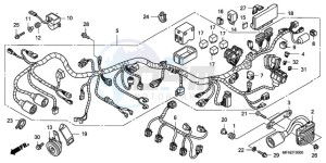 CBF1000TA France - (F / ABS CMF) drawing WIRE HARNESS