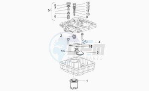 Breva V 1100 IE IE drawing Oil filters