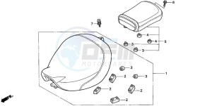 VT750CD3 drawing SEAT