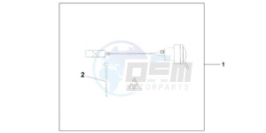 NT700VAA UK - (E / ABS MKH) drawing 12V DC SOCKET