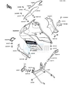 EX 500 A [EX500] (A1-A3) [EX500] drawing COWLING-- EX500-A3- -