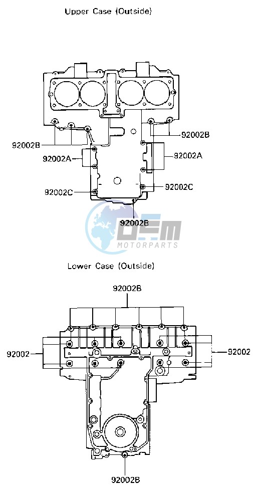 CRANKCASE BOLT PATTERN