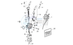 RX-SX 50 1000 drawing Carburettor