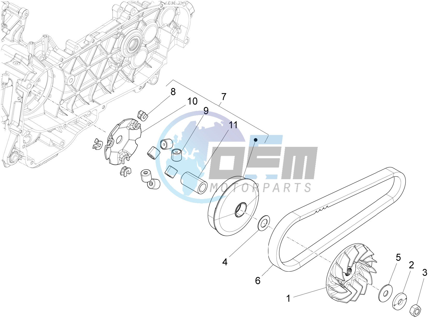 Driving pulley