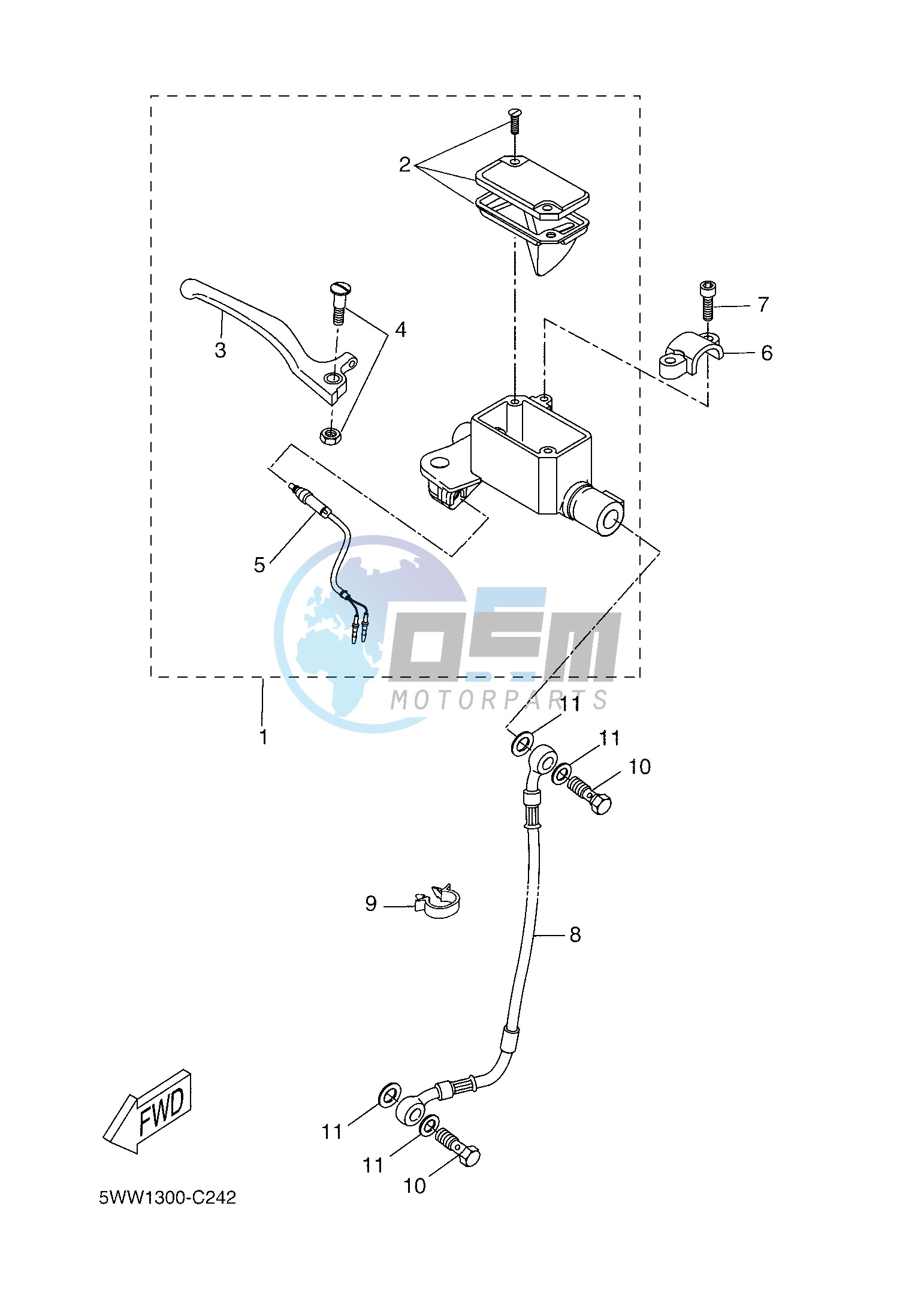 FRONT MASTER CYLINDER