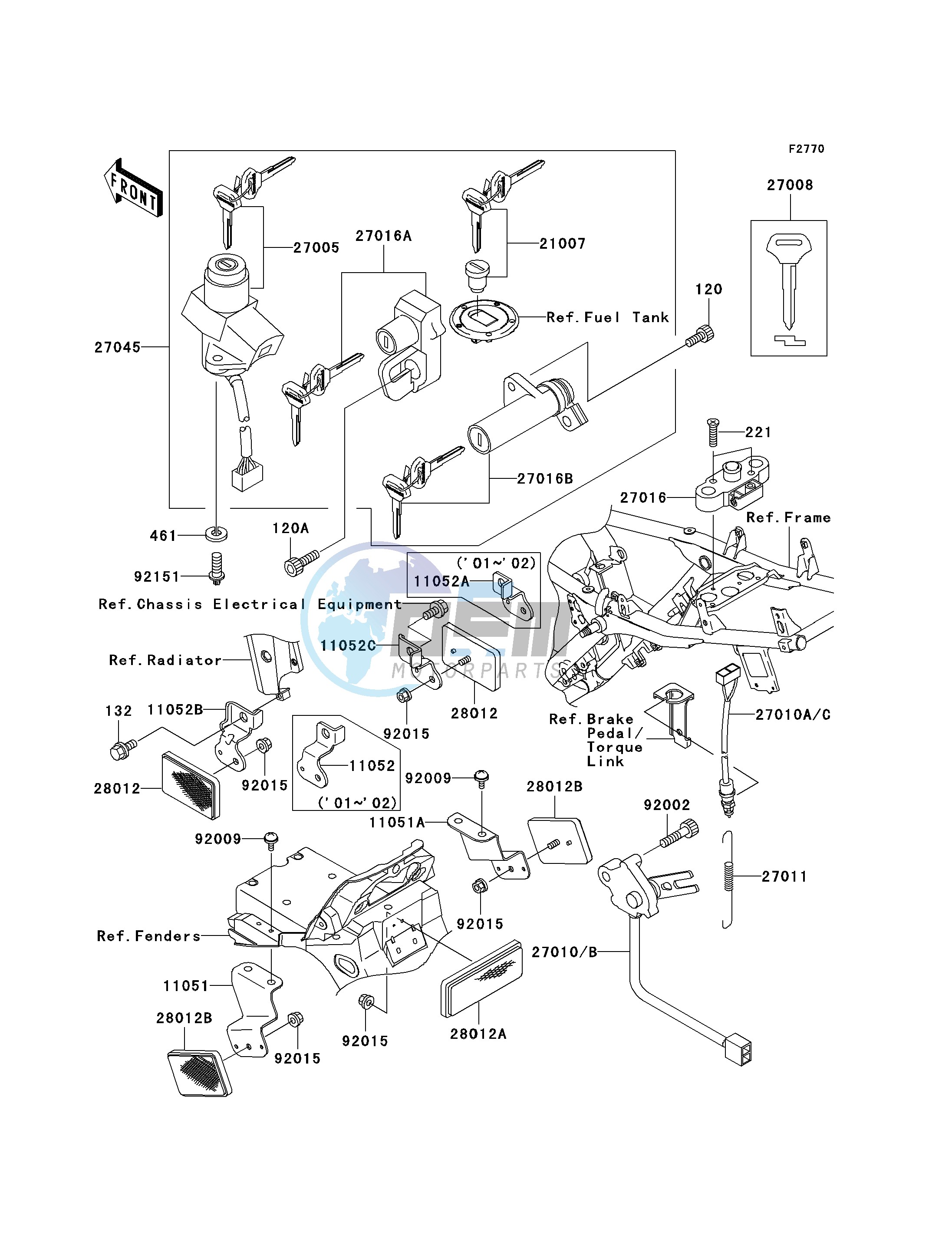 IGNITION SWITCH_LOCKS_REFLECTORS