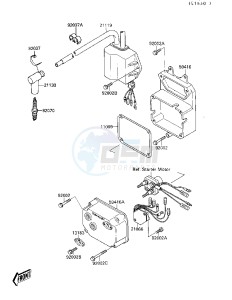 JS 650 A [650 SX] (A3-A4) [650 SX] drawing IGNITION SYSTEM