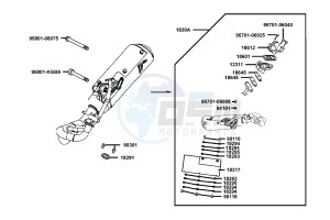 G-DINK 50 Netherlands drawing Exhaust Muffler