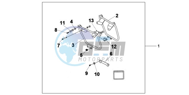 SADDLEBAG MOUNT B