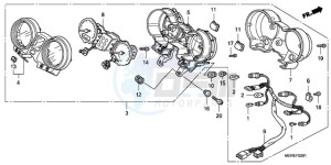 CBF600NA9 France - (F / ABS CMF) drawing METER (CBF600N/NA)