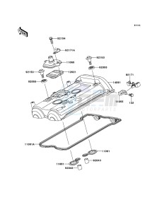 VERSYS_ABS KLE650DEF XX (EU ME A(FRICA) drawing Cylinder Head Cover