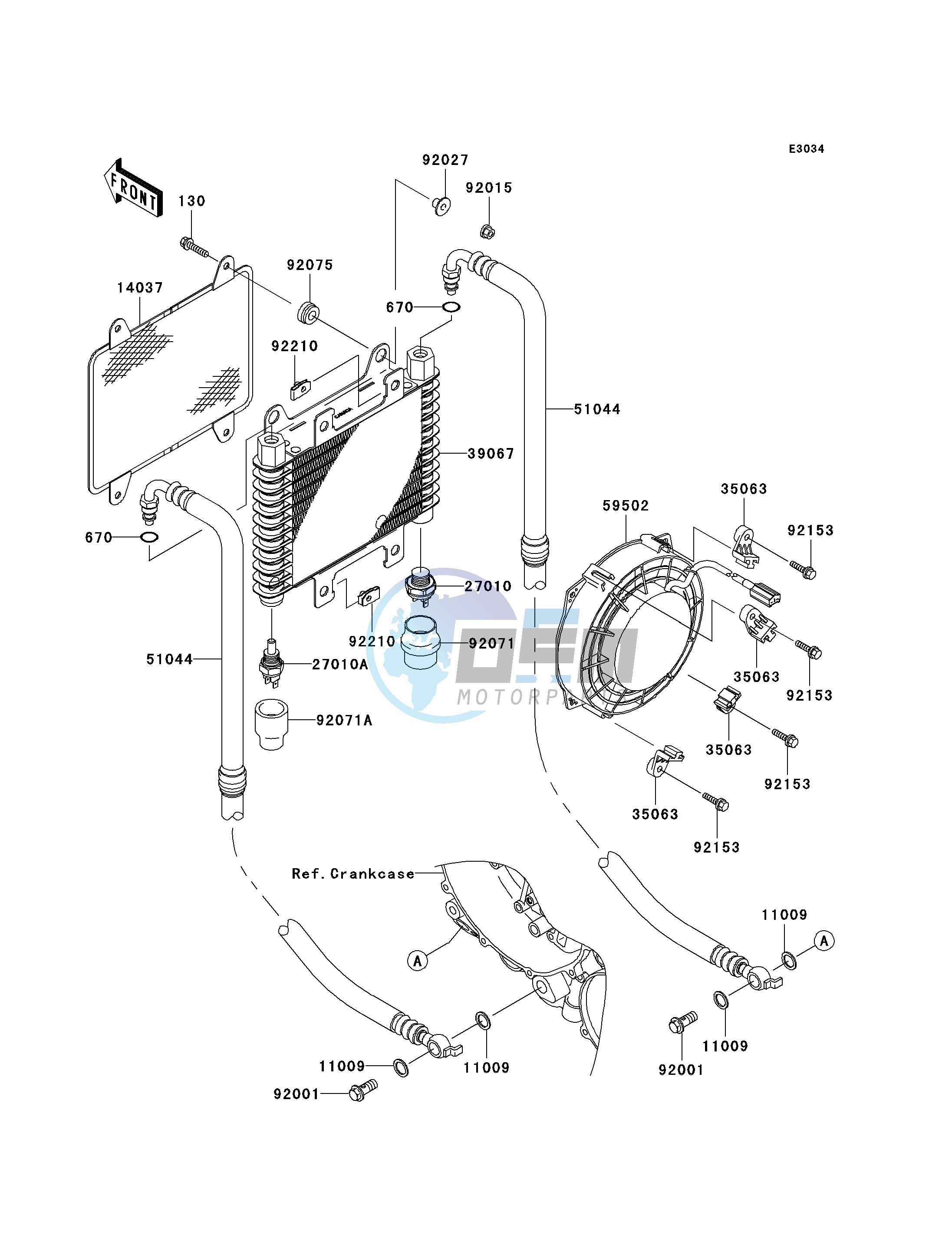 OIL COOLER-- C1- -