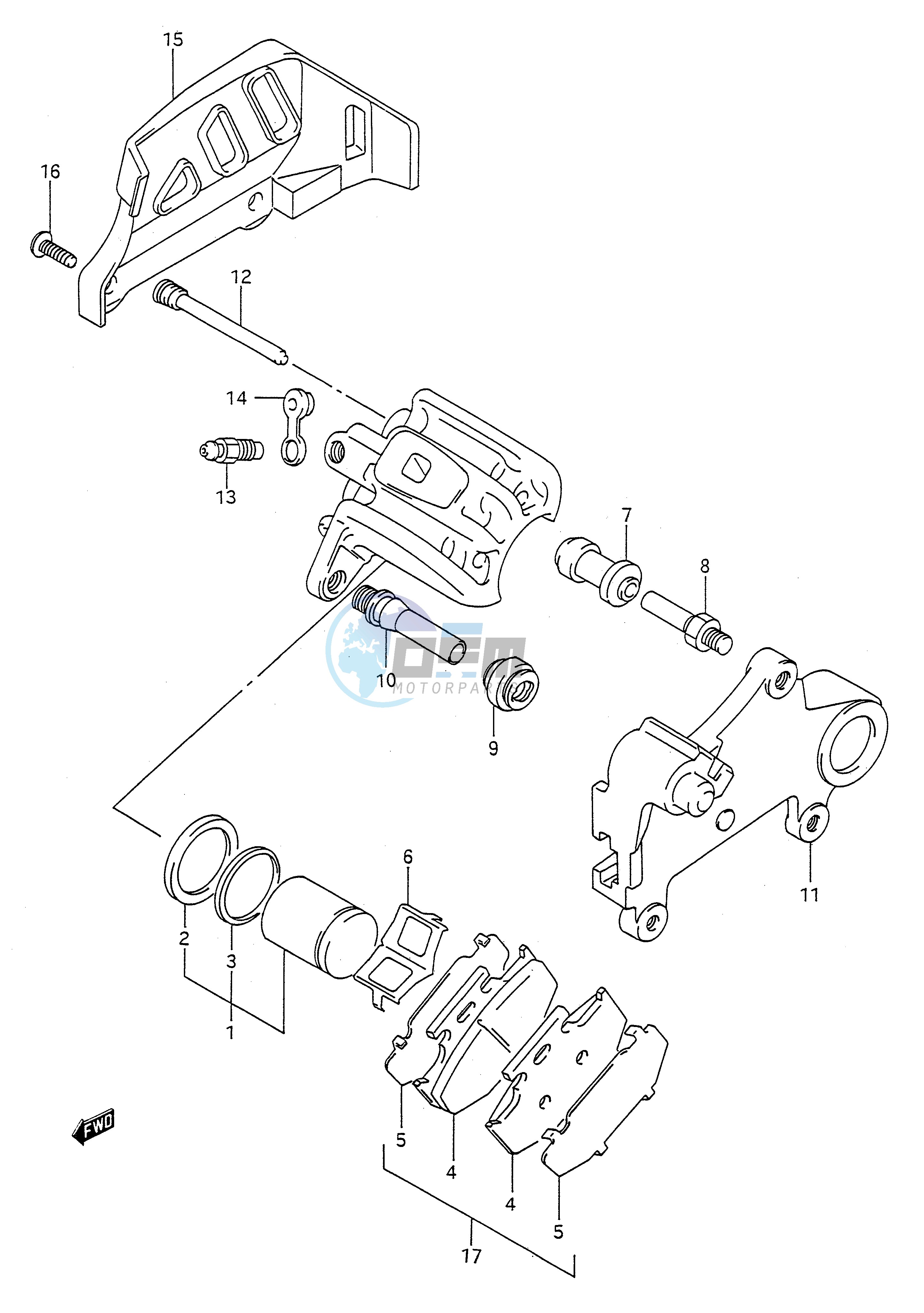 REAR CALIPERS (MODEL M)