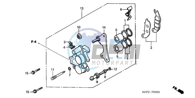 FRONT BRAKE CALIPER