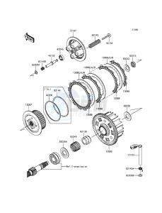 Z800 ZR800CDS UF (UK FA) XX (EU ME A(FRICA) drawing Clutch