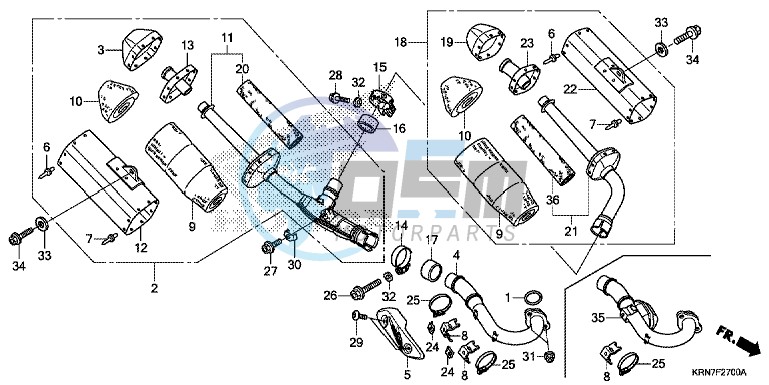 EXHAUST MUFFLER