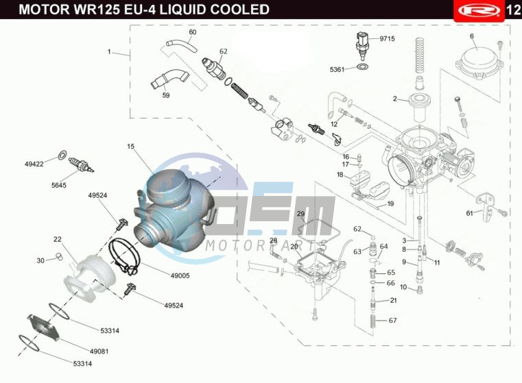 CARBURETTOR - HT-COIL  EURO4