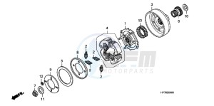 TRX420FAC drawing STARTING CLUTCH