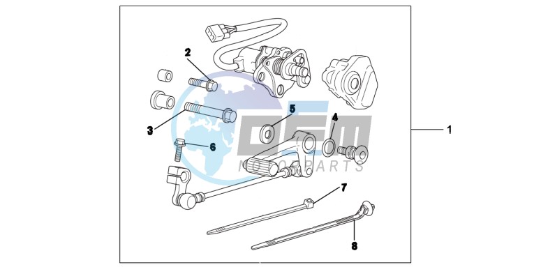 KIT,DCT PEDAL SHI