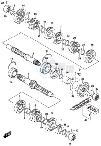 DL250 drawing TRANSMISSION