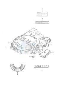 DF 90A drawing Ring Gear Cover