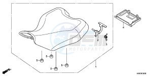 TRX500FMD TRX500FM Europe Direct - (ED) drawing SEAT