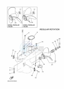 F225BETX drawing PROPELLER-HOUSING-AND-TRANSMISSION-2